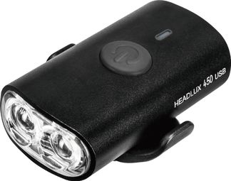 Éclairage Avant Topeak HeadLux 450 USB Noir