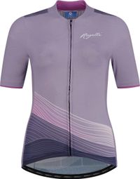 Maillot Manches Courtes Velo Rogelli Peace - Femme - Violet/Rose