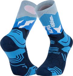 Chaussettes BV Sport Trek Summit Lyocell Alpes Bleu