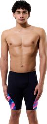Speedo Club Training Splice Badehose Schwarz/Blau für Herren
