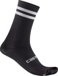 Calcetines Castelli Original 18 Negro Blanco