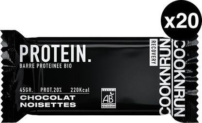 Barre protéinée Chocolat Noisettes x20