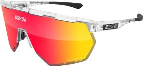 Scicon Sports Aerowing Lunettes De Soleil De Performance Sportive (Scnpp Multimorror Rouge/Briller)