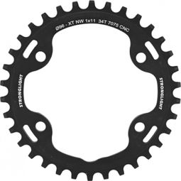 CORONA MTB 4BRA D.96 PER SHIMANO XT M8000-SLX M7000 MONO STRONGLIGHT 34DTS 11V. NERO NON FILETTATO