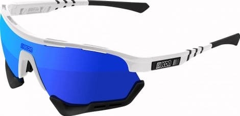 Scicon Sports Aerotech SCN PP XXL Lunettes De Soleil De Performance Sportive (Multimirror Bleu Scnpp/Luminosité Blanche)