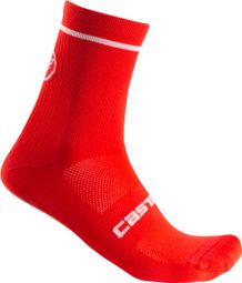 Paire de Chaussettes Castelli Entrata 13 Rouge