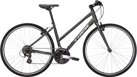 Bicicletta da città da donna Trek FX 1 Stagger Shimano Altus 7V 2023 grigia