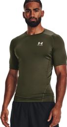 Camiseta de compresión Under Armour HeatGear caqui para hombre