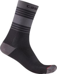 Chaussettes Castelli Simbolo 15 Gris Noir