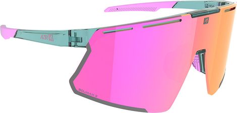 AZR Vision RX Turquoise Kristal/Roze Bril + Helder Glas