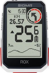 Compteur GPS Sigma ROX 4.0 Blanc