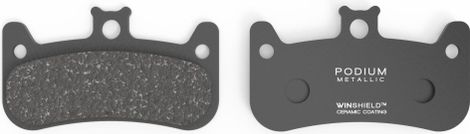 Paire de Plaquettes AMP Podium - Formula Cura 4 Pistons - Revêtement Ceramic/Métallique