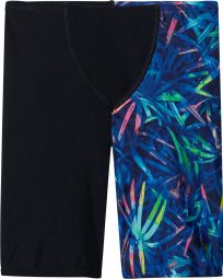 Speedo-Badehose mit Aufdruck und V-Ausschnitt, blau, für Jungen