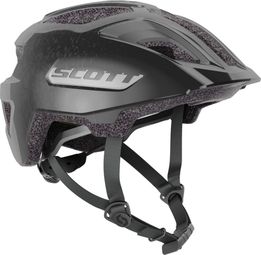 Scott Spunto Plus Kinderhelm Zwart/Grijs Reflecterend