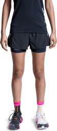 X-Bionic Twyce Race 2-in-1 Shorts Schwarz Damen