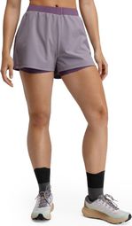 Short double couche trail running femme Randonnée Araroa Lilac Pourpre