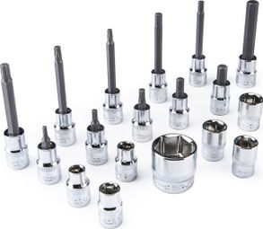 Park Tool SBS-1.3 18-Piece Socket and Bit Set