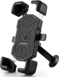 Rockbros Support vélo fixation tige pour téléphone de 4 5 à 7 2 pouces - noir