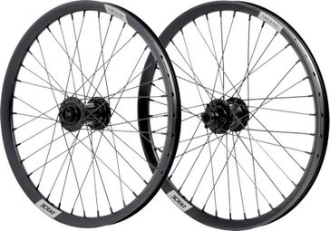 Paire de Roues Pro Alu 20  Disque Helium Pride Fusion 20/15mm Noir