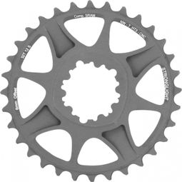 CORONA DIRECT MOUNT PER SRAM XX1-X01 STRONGLIGHT HT3 MONO 32DTS NERO ALU 12V. (6mm OFFSET)