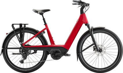 Vélo de Ville Électrique Trek Charter+ 4 R9 Lowstep Shimano Cues 9V 800Wh 700 mm Rouge 2026