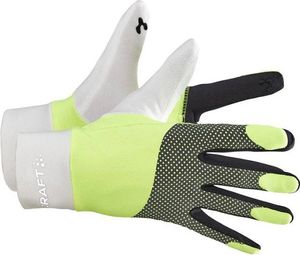 Guantes deportivos Craft ADV Lumen Fleece Amarillo Blanco