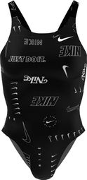 Speedo Women's Fastback One Piece Swimsuit Black