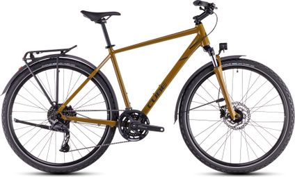 Cube Nature Pro Allroad Hybride Fiets Shimano Cues 10S 700 mm Wilgengroen 2025