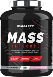 Mass Hardcore (2 25kg) - Superset Nutrition - Strawberry Ice Cream - Gainers