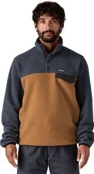 Heren Patagonia Lightweight Synchilla Snap-T Fleece Blauw/Bruin