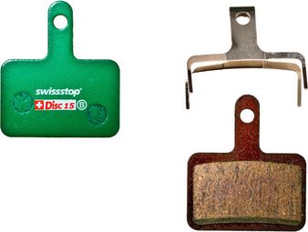 Swissstop D15 Organic Disc Brake Pad - Shimano Deore / Tektro