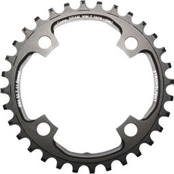 INGRANAGGIO MTB 4BRA D.94 PER SRAM X01 STRONGLIGHT 32DTS MONO NERO ALU 7075 11V. - SPESSORE 5mm