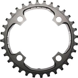 PLATEAU VTT 4BRA D.94 POUR SRAM X01 STRONGLIGHT 32DTS MONO NOIR ALU 7075 11V. - EPAISSEUR 5mm