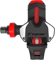 Time Xpro 12 Titan Carbon Clipless Pedals Black/Red