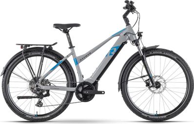 VTC Electrique Raymon CrossRay E 6.0 Lady Tektro M350 9V 630Wh 27.5'' Gris 2024