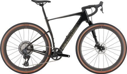 Cannondale Topstone Carbon gravelfiets met Lefty, Sram Rival/GX AXS 12-speed, 700 mm, zwart/grijs