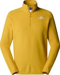 Polaire The North Face 100 Glacier 1/4 Zip Jaune Homme