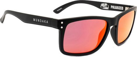 Lunettes Mundaka POZZ Noir Mat / CX Revo Polarisé Cat.3 Rouge