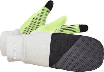 Guantes deportivos craft adv lumen hybrid amarillos blancos