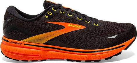 Brooks Ghost 15 Running Shoes Black Red Men's