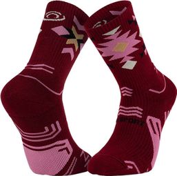 Chaussettes de Trek Bv Sport GR Haute Lyocell Aztec Bordeaux