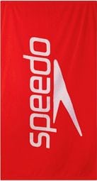 Speedo Logo Towel Rot / Weiß