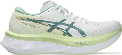 Scarpe da corsa Asics Magic Speed 4 Donna Bianco/Verde
