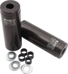 Pegs BMX KHE LASER CNC 1 paire compatibles avec axes de 10 mm  12 mm et 14 mm