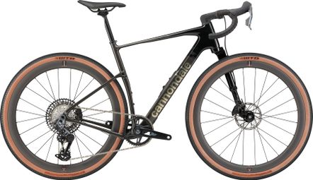 Cannondale Topstone Carbon 1 Gravelbike mit Lefty, Sram Rival E1/GX AXS 12-Gang, 700 mm, Schwarz/Grau
