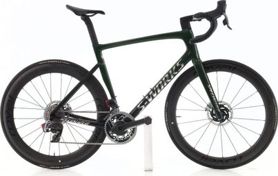 Produit reconditionné · Specialized Tarmac SL7 S-Works Carbone AXS 12V · Vert / Vélo de route / Specialized | Très bon état