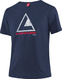 Chemise à manches courtes Loeffler m Printshirt L50 Transtex ® single CF-Bleu