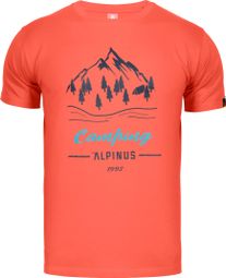T-shirt de randonnée Alpinus Polaris corail - Homme