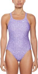 Nike Fastback Damen Badeanzug, einteilig, Space Violet