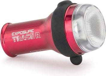 Éclairage Arrière Exposure Lights TraceR MK3 ReAKT + Peloton Rouge